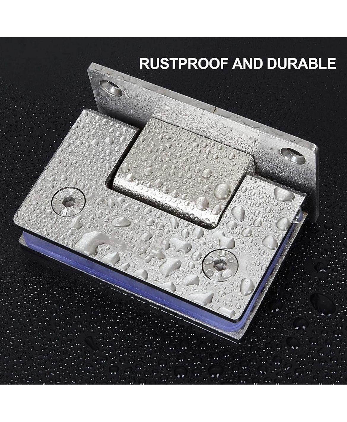 Sayayo 90 Degree Glass Clamp Hinge for Glass Doors (8-12MM)