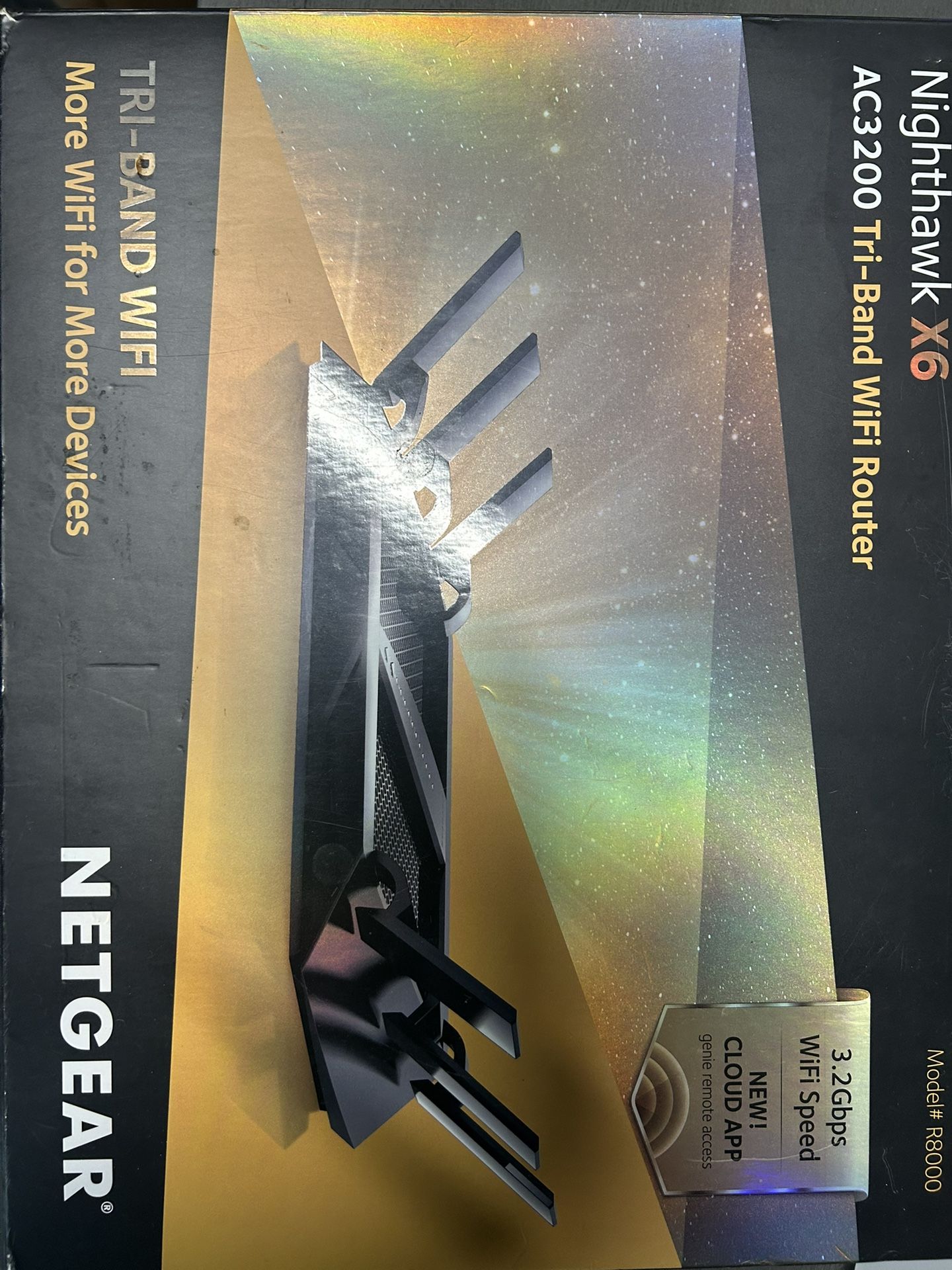 NETGEAR Nighthawk X6 AC3200 Tri-Band WiFi Router R8000 - photo 2