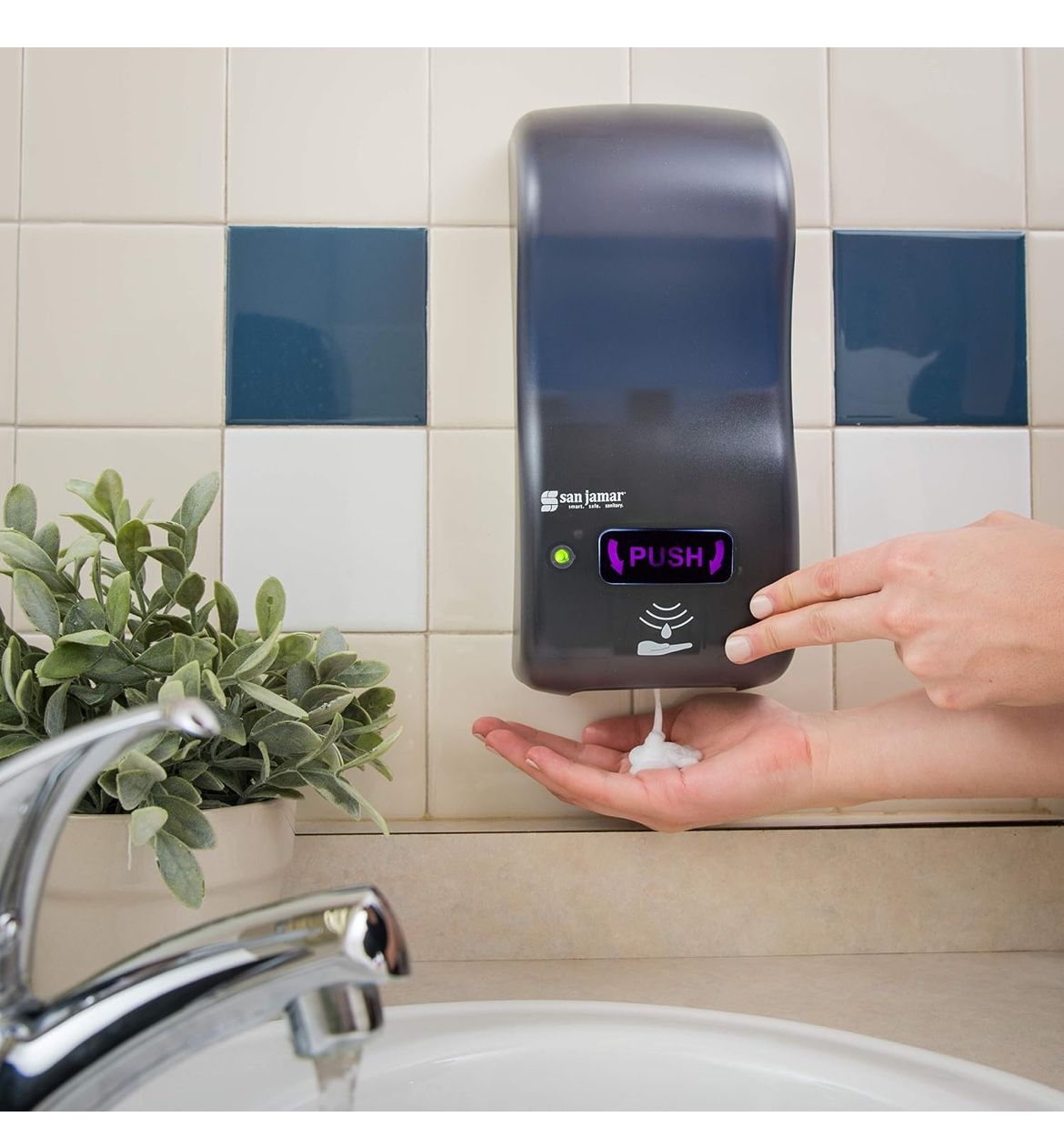 San Jamar Classic Rely Hybrid Soap/Sanitizer Dispenser - photo 2