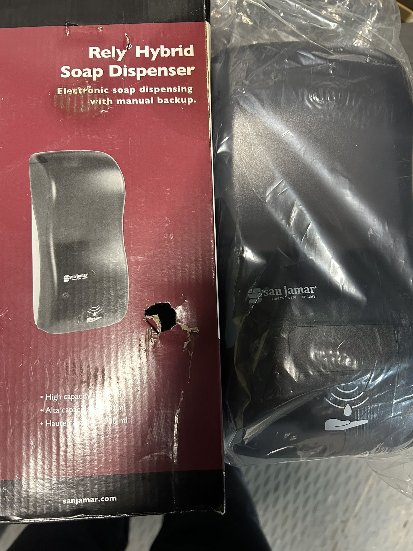 San Jamar Classic Rely Hybrid Soap/Sanitizer Dispenser - photo 4