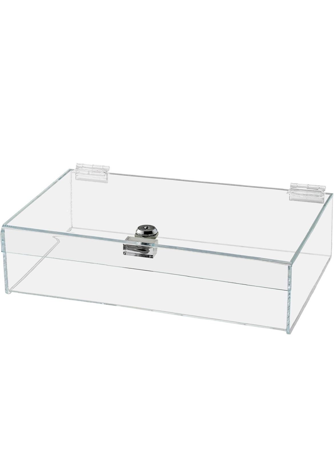 Acrylic Locking Display Case with Keys 12" x 8" x 4" - photo 4