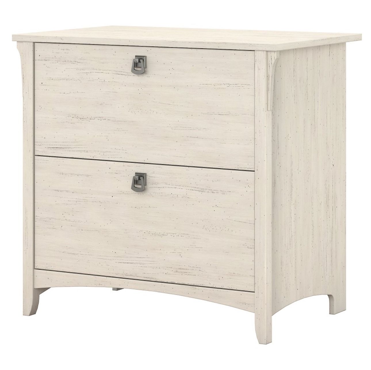 BUSH FURNITURE - SALINAS LATERAL FILE CABINET IN ANTIQUE WHITE -