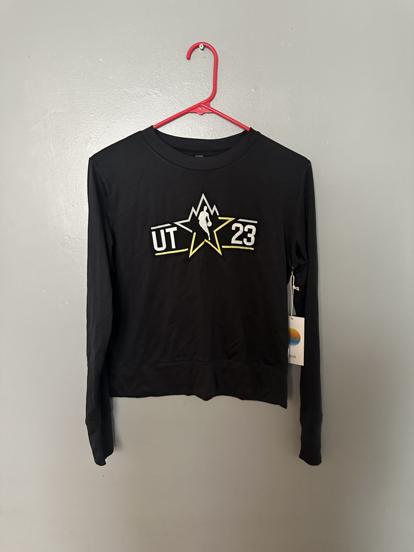 NBA All Star Utah 2023 Black Heather Long Sleeve