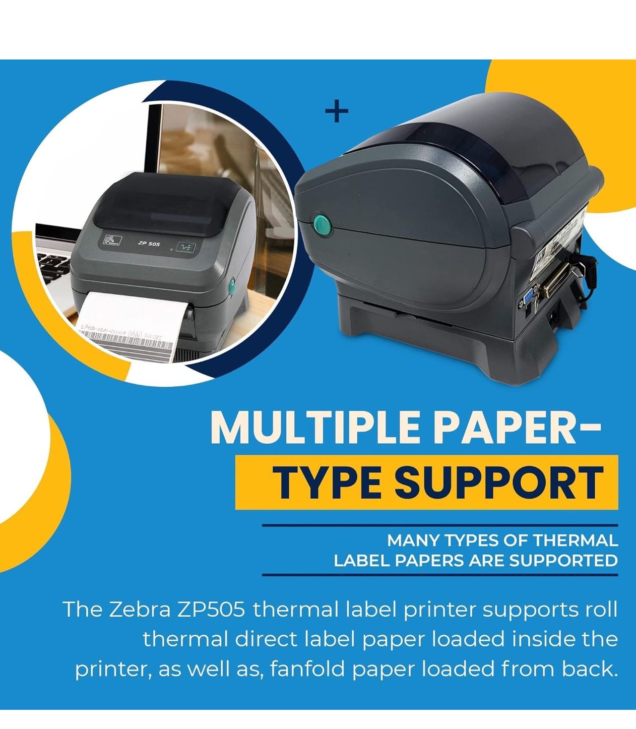 Zebra ZP505 Label Printer - USB/Serial/Parallel, 203 DPI - photo 3