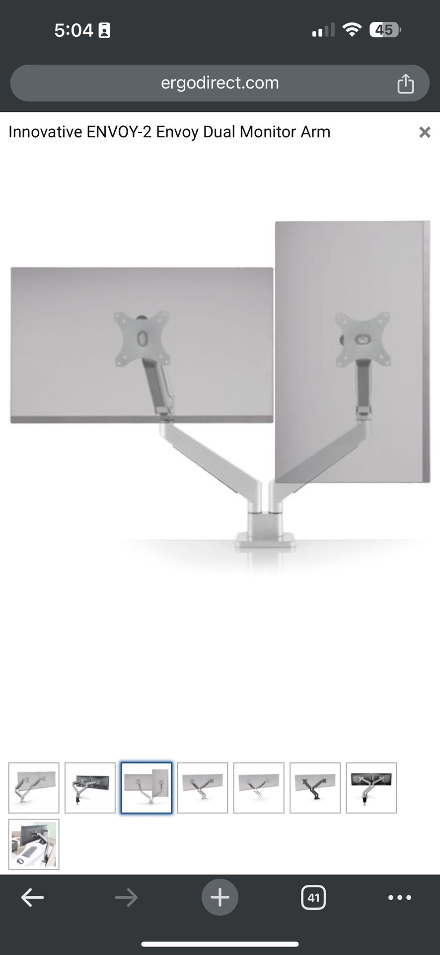 ENVOY-2 Dual Monitor Articulating Arm (2 Available) - photo 2