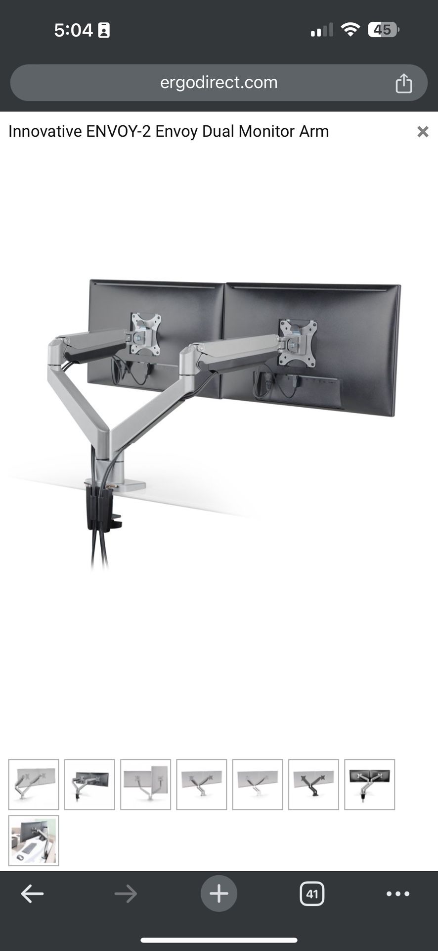 ENVOY-2 Dual Monitor Articulating Arm (2 Available) - photo 4