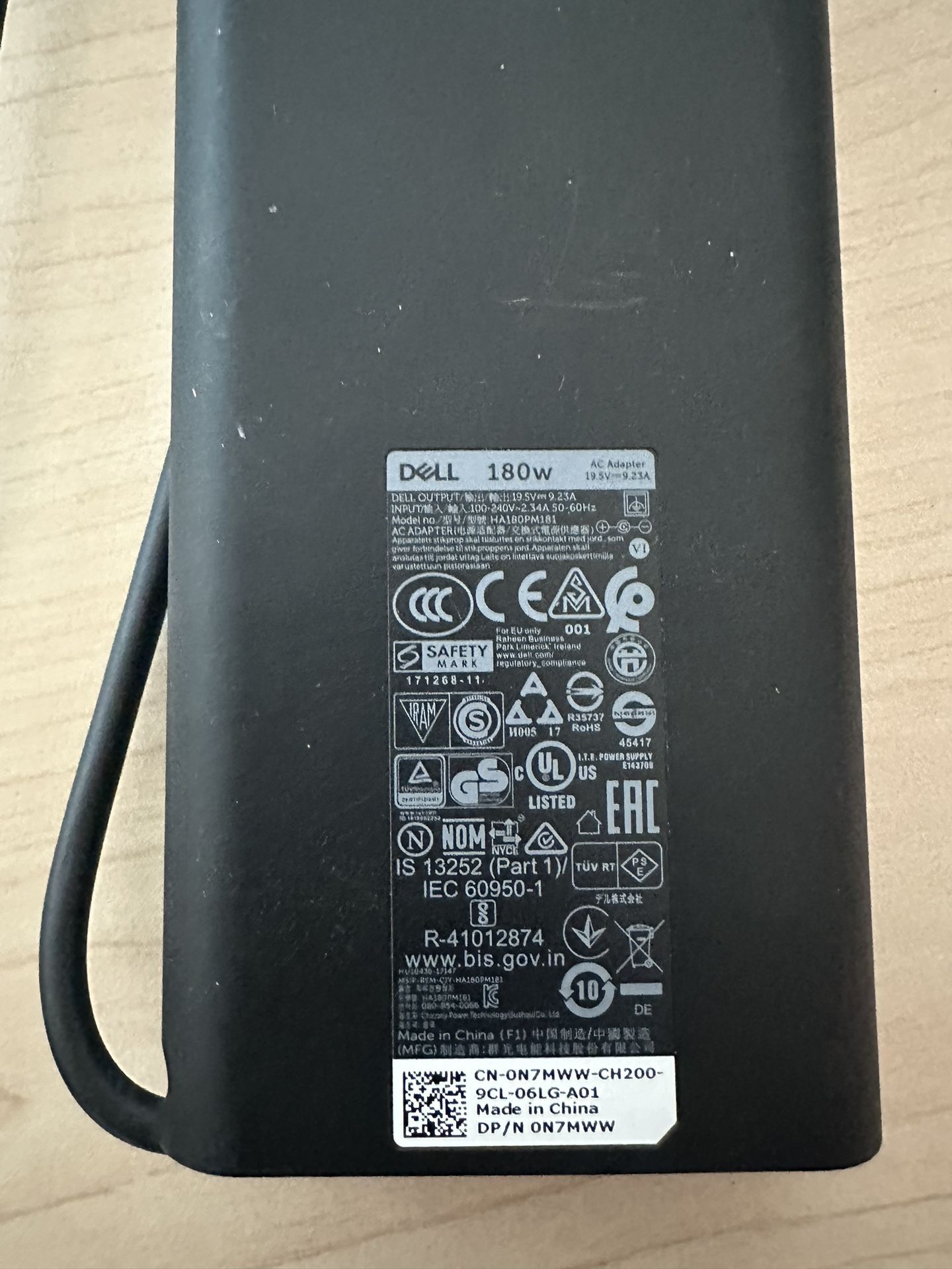 Dell 65W 19.5V 3.34A 7.4mm Power Supply - photo 3