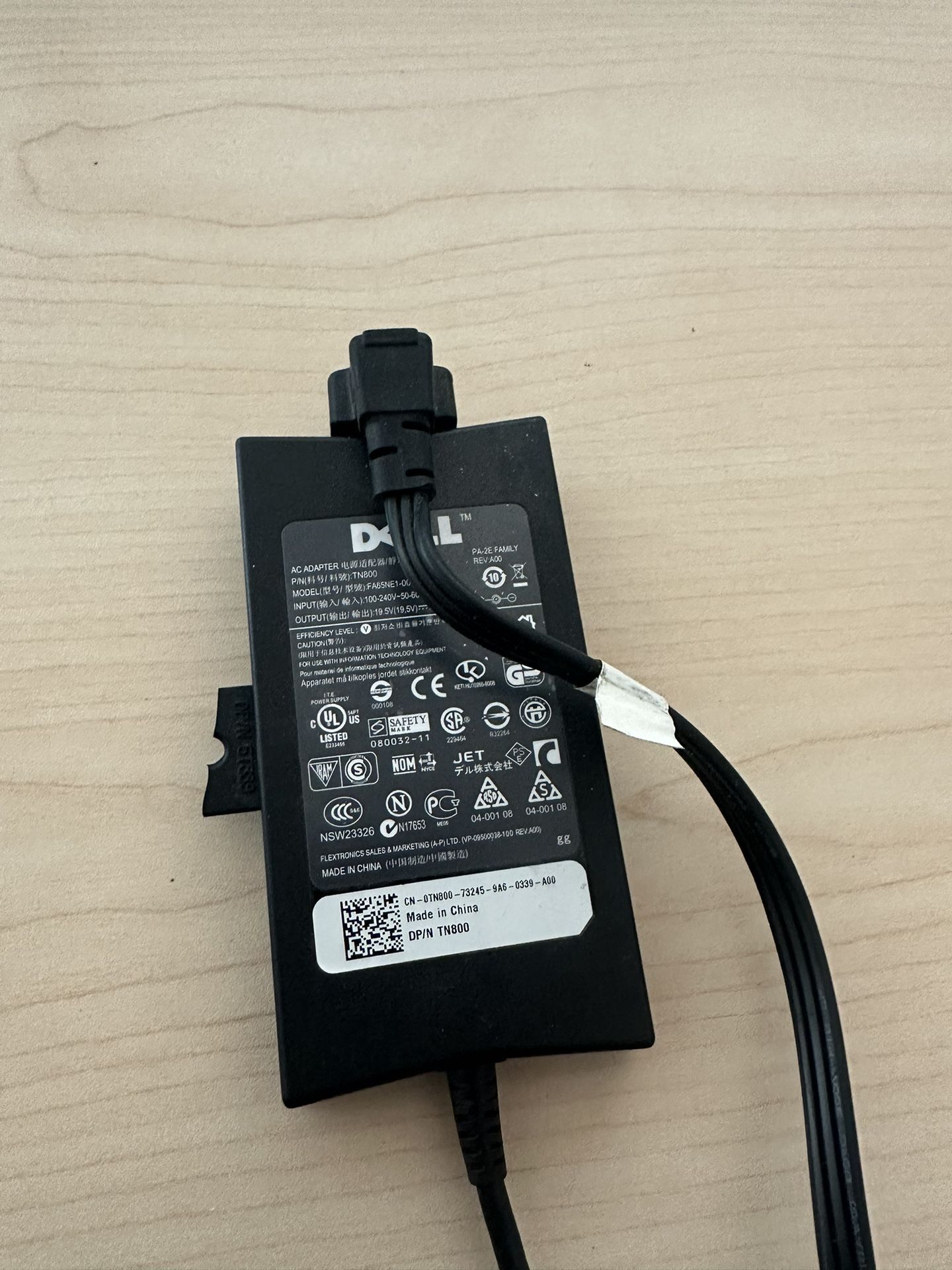 Dell Laptop Charger Battery Cable FA65NE1-00 19.5V