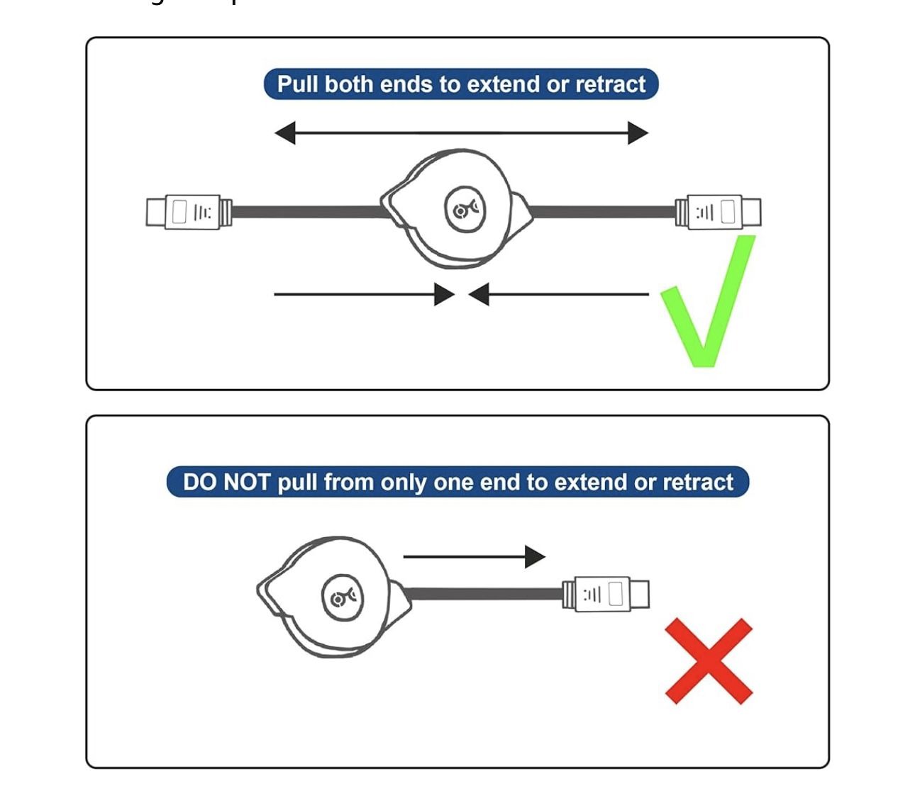 Cable Matters Retractable HDMI Cable - 3.3ft - photo 2