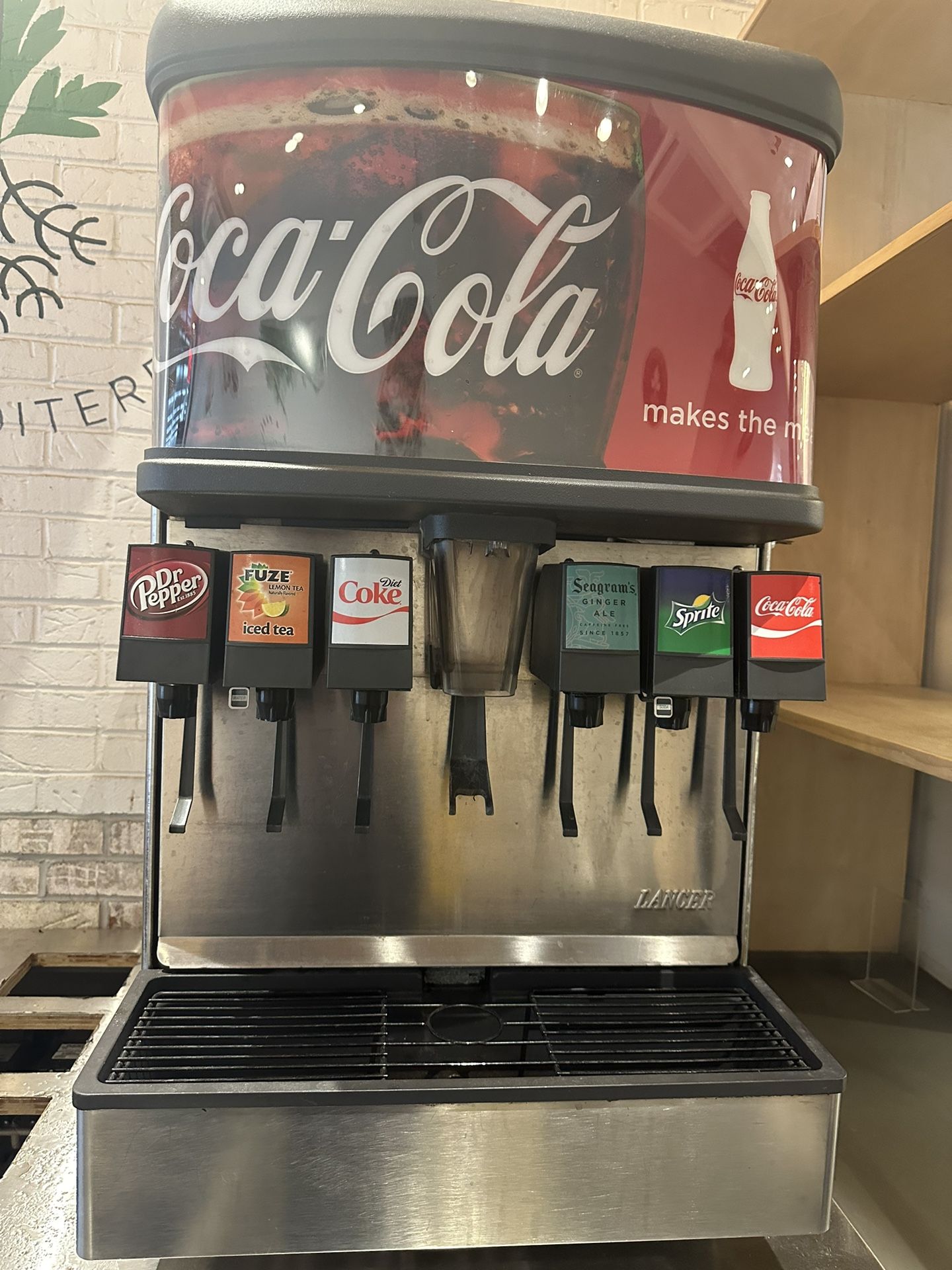 ICE-BEV DISPENSER 22" 6 LEV SELF SERVE LEVER VALVES FRONT SODA L - photo 3