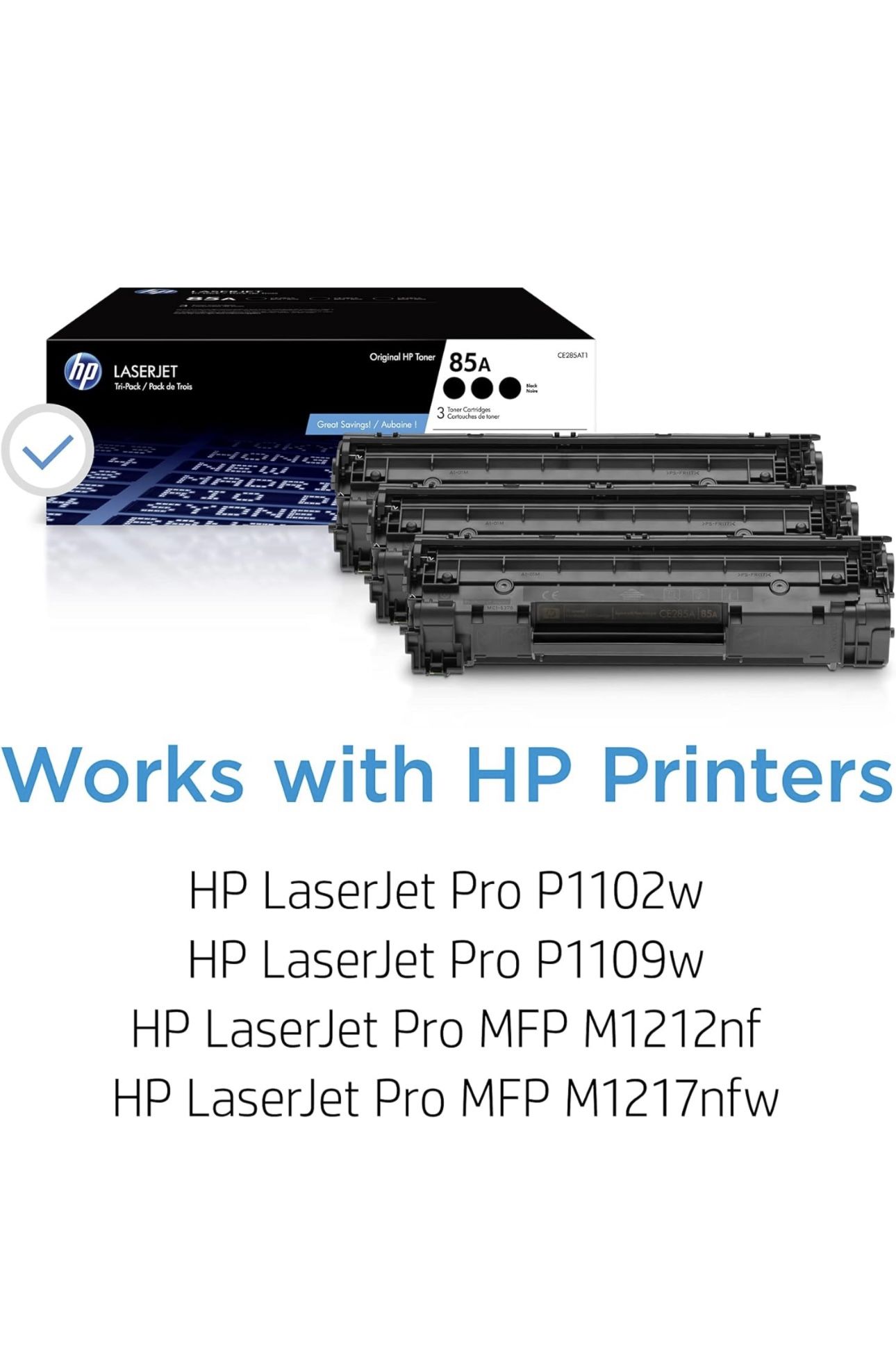 HP 85A 2-pack Black Original LaserJet Toner Cartridges - photo 2