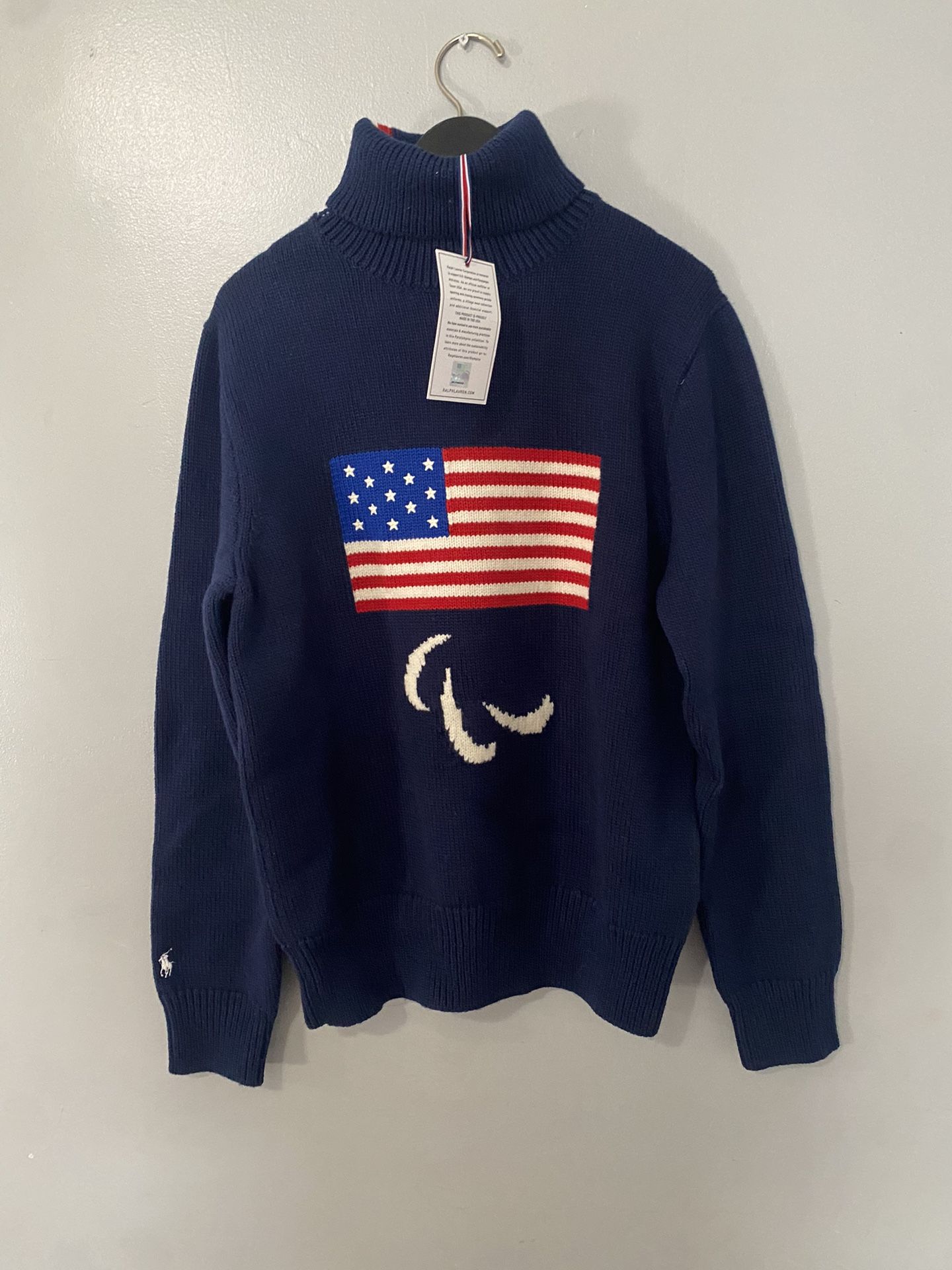 Polo Ralph Lauren Team USA Wool Turtleneck Sweater