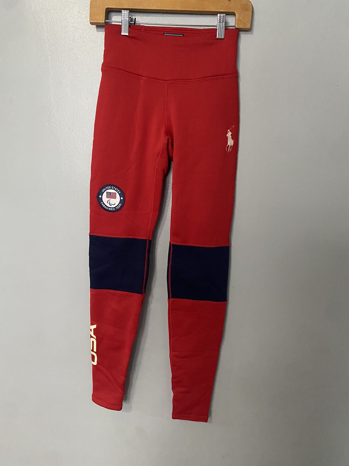 Women Polo Ralph Lauren USA Team Leggings