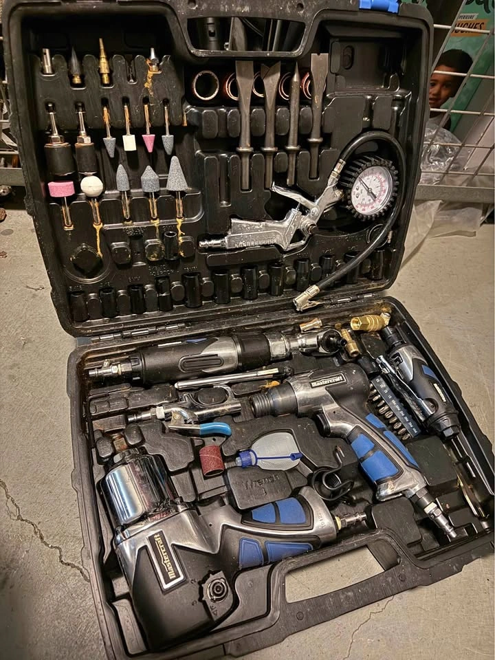 Mastercraft Air Tool Kit – Impact + Ratchet + Full Set ($400+ Va