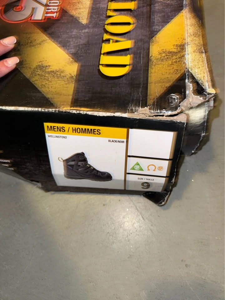 Men’s Steel Toe Safety Boots Size 9 – CSA Approved – Like New - photo 2