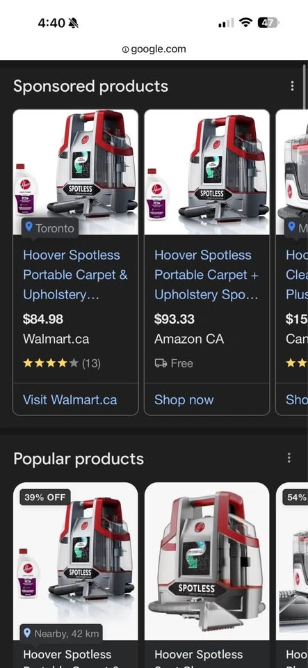 Hoover Spotless Portable Carpet & Upholstery Cleaner - photo 2