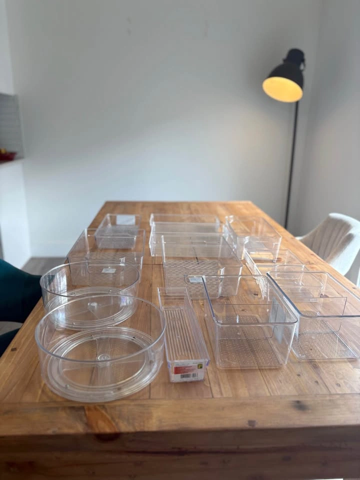 Clear Acrylic Fridge / Drawer / Pantry Organisers – Set - photo 2