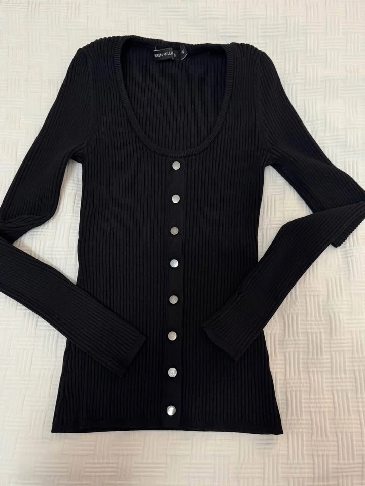 Karen Millen Rib Knit Top XS - photo 2