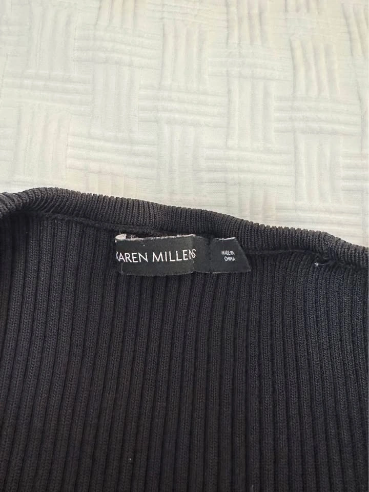 Karen Millen Rib Knit Top XS - photo 4