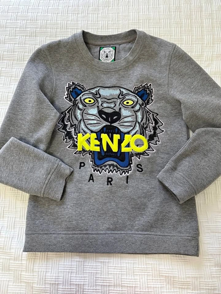 Kenzo Tiger Head Sweatshirt Grey