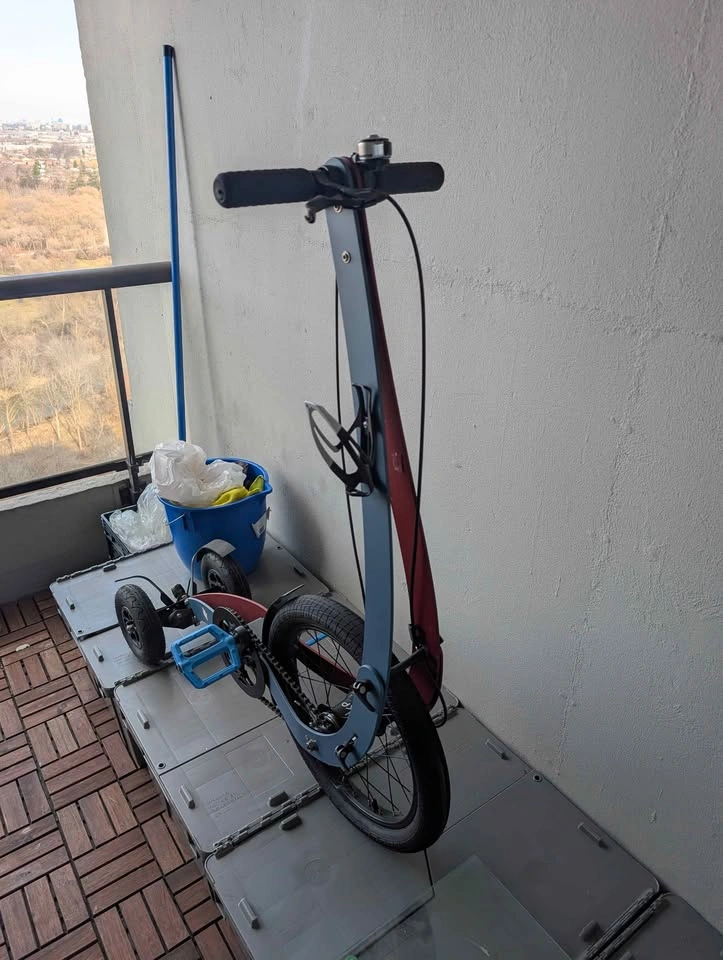 Halfbike blue and red - photo 4