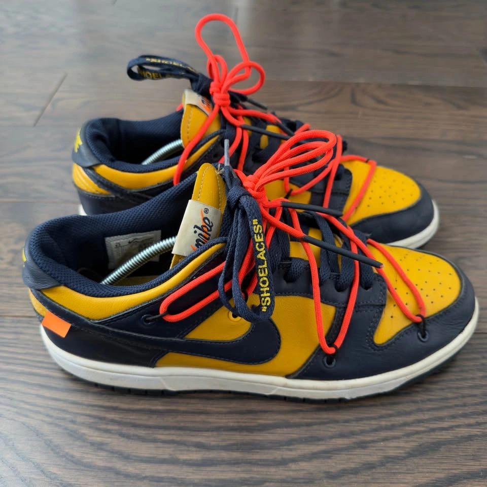 Off-White x Nike Dunk Low Michigan Sz 9.5 - photo 2