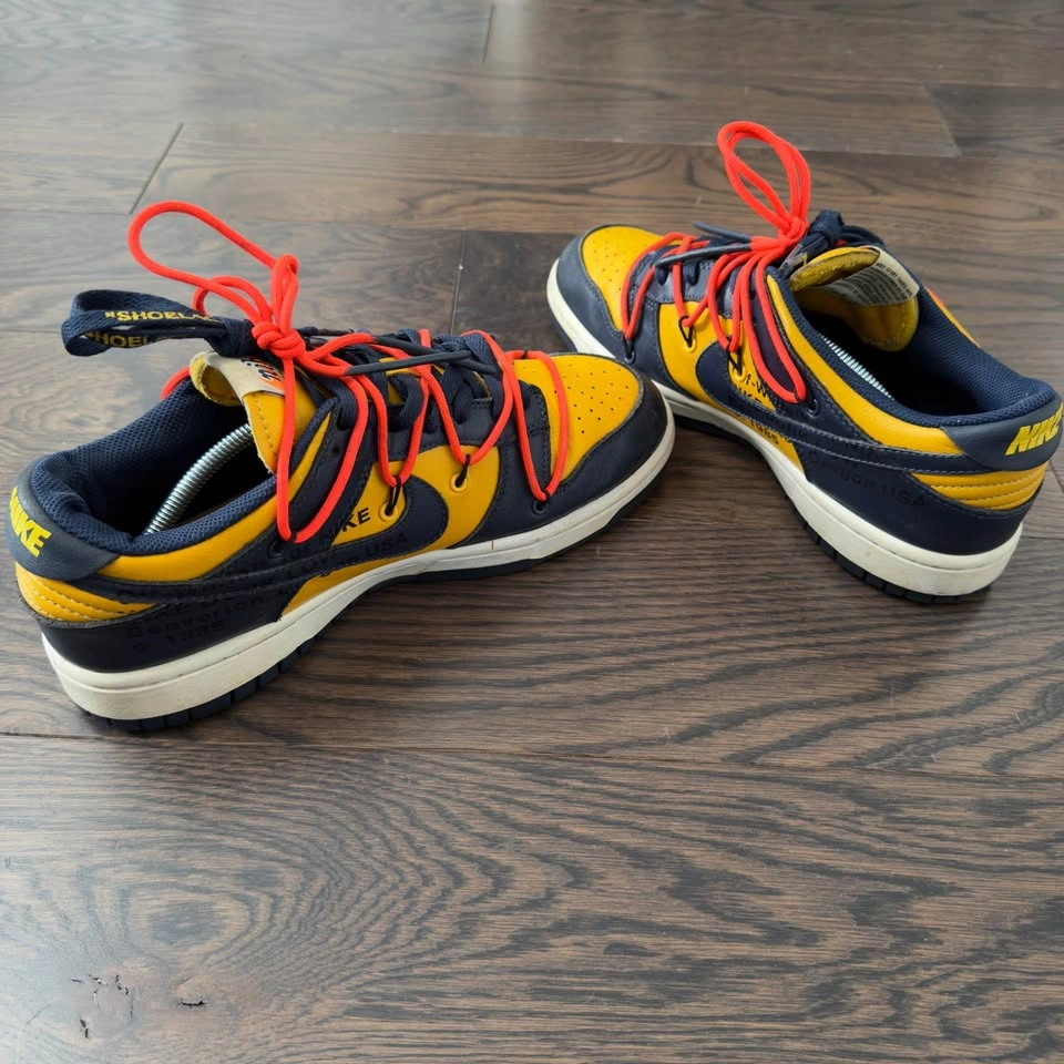 Off-White x Nike Dunk Low Michigan Sz 9.5 - photo 5