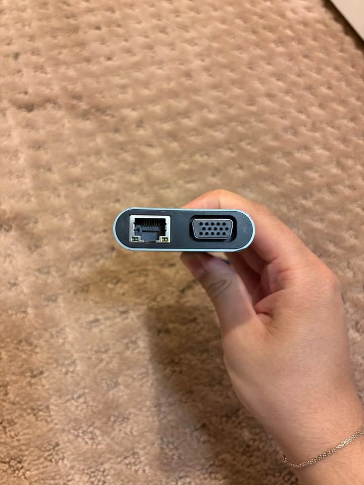 USB-C Hub Adapter – 4 USB Ports, HDMI, Ethernet, SD Card Reader - photo 2