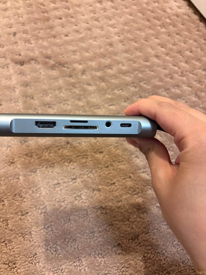 USB-C Hub Adapter – 4 USB Ports, HDMI, Ethernet, SD Card Reader - photo 3