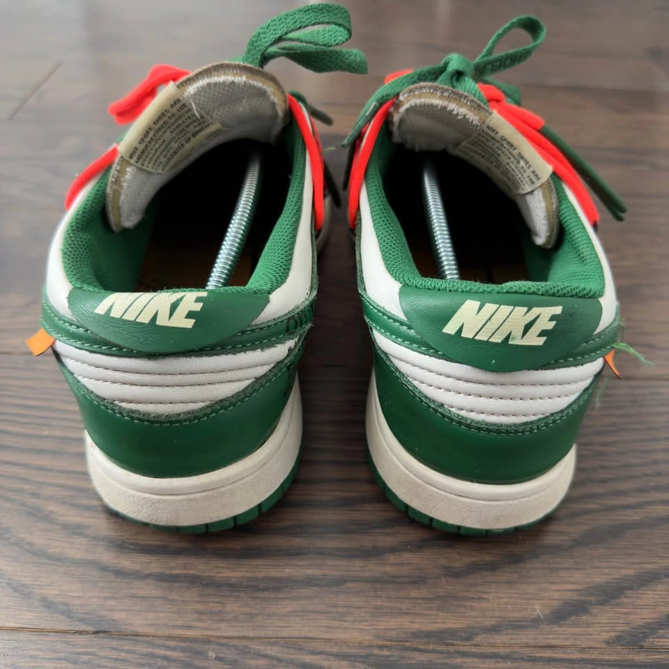 Off-White x Nike Dunk Low Pine Green Sz 9.5 - photo 4