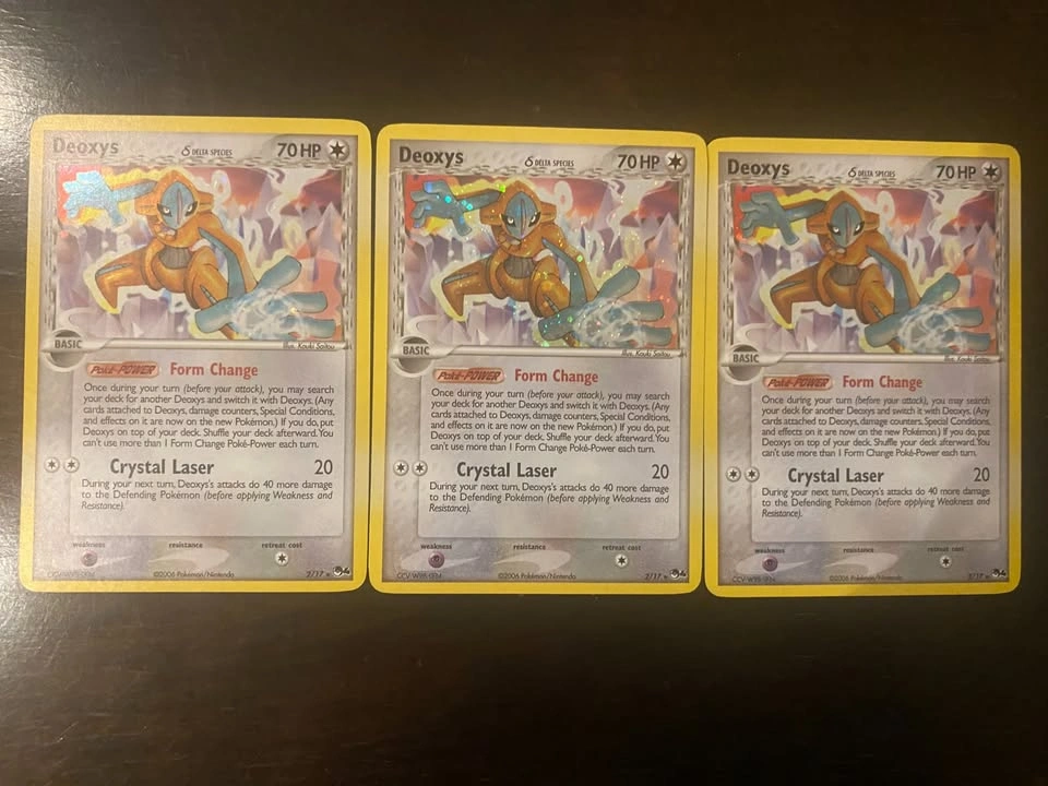 Deoxys - 2/17 - Pokemon Pop Rare Series 4 Holo Card LP 2006 - photo 2