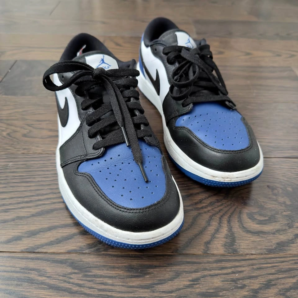Jordan 1 Low G Golf Black/White/Royal Blue Men’s Sz 9 - photo 2
