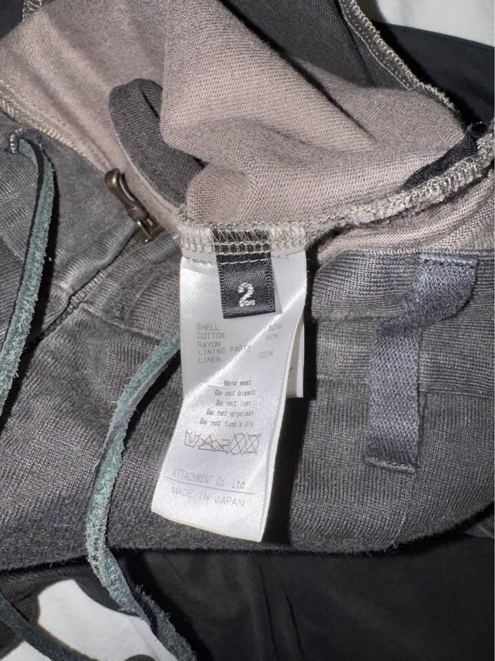 Rare Kazuyuki Kumagai ATTACHMENT KP-22-033 Cargo Pants Size 2 - - photo 4