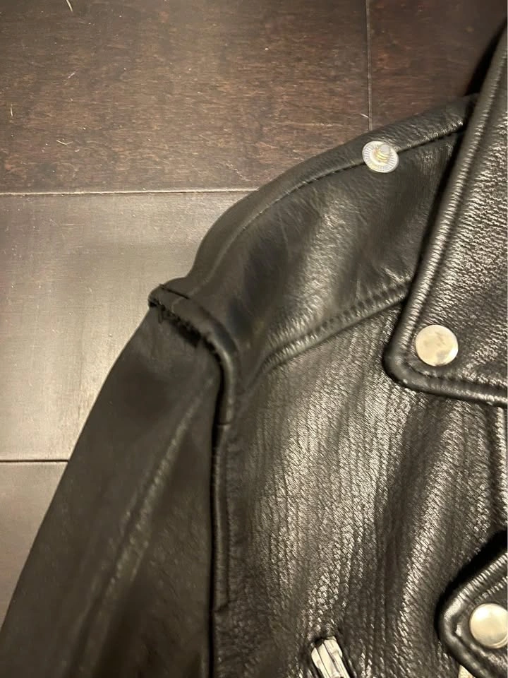 Topman Genuine Calf Leather Biker Jacket – Rare "Road to Nowhere - photo 4