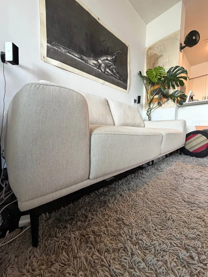 Structube Bromont 2-Cushion Sofa in Beige - photo 4