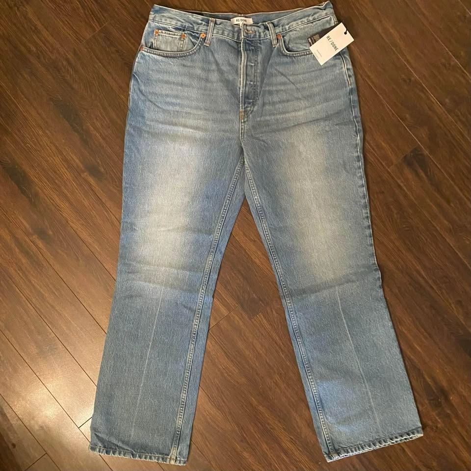 RE/DONE 70’s Bootcut Flared Jeans Light Wash Vintage