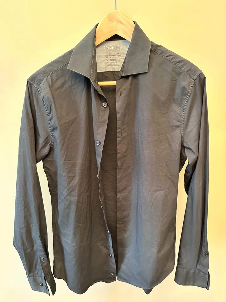 Calvin Klein Black Dress Shirt Slim (14-15 yrs) - photo 2