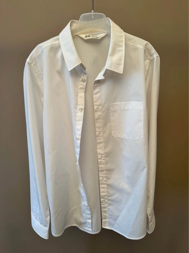 White H&M Dress Shirt (12-13 years) - photo 2