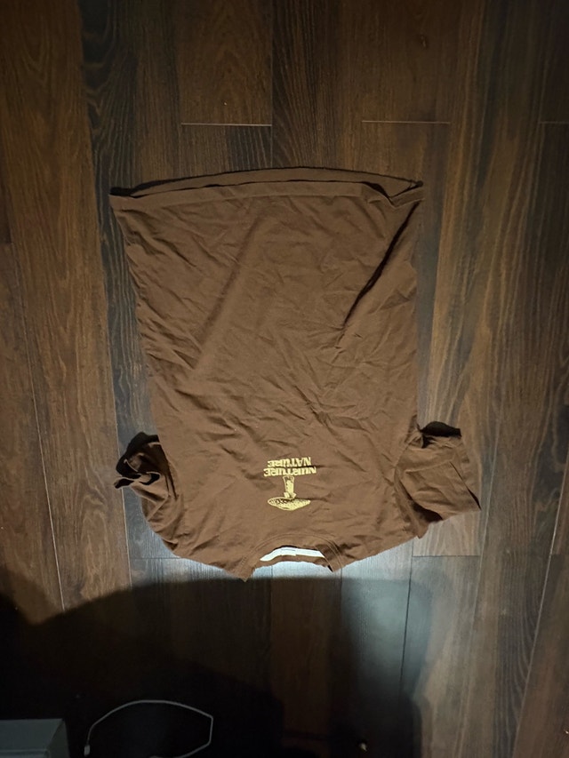 Brown T-Shirt with Environmental Graphic - photo 3