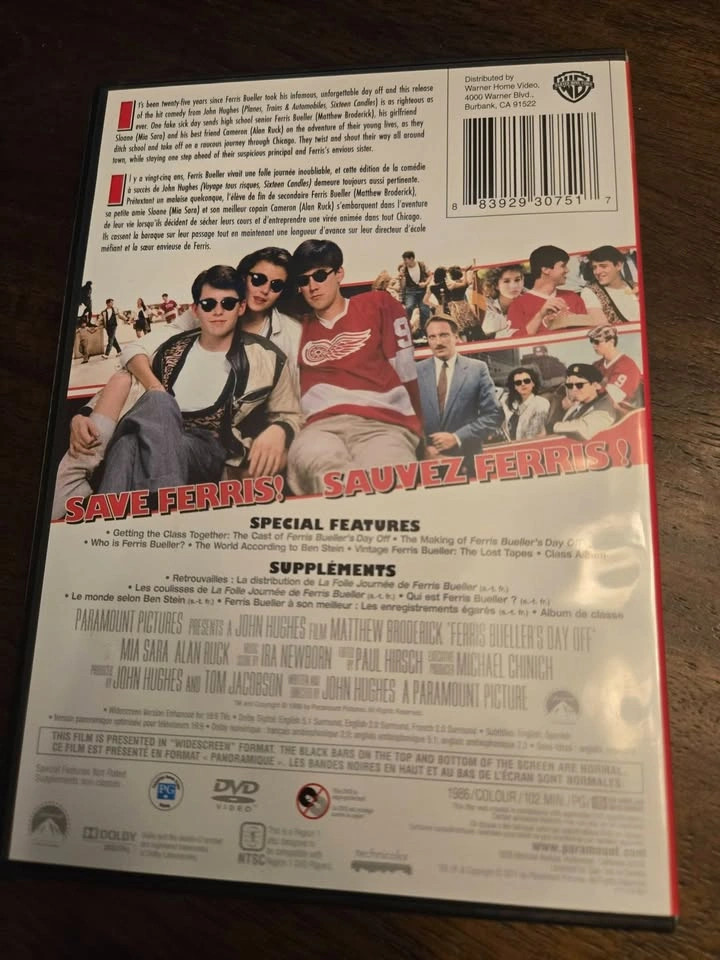 Ferris Bueller's Day Off (DVD) - photo 3