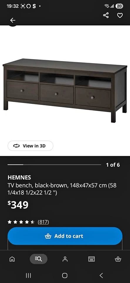 Ikea TV Bench