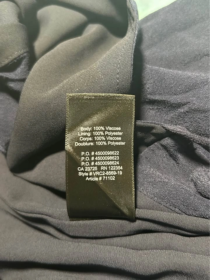 Aritzia Sunday Best Maud wrap dress - Navy, size small - photo 5