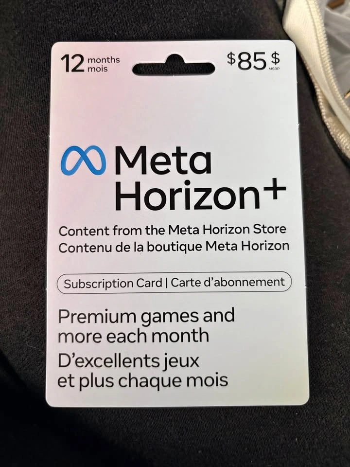 Meta Horizon+ (12 month/1 year subscription)
