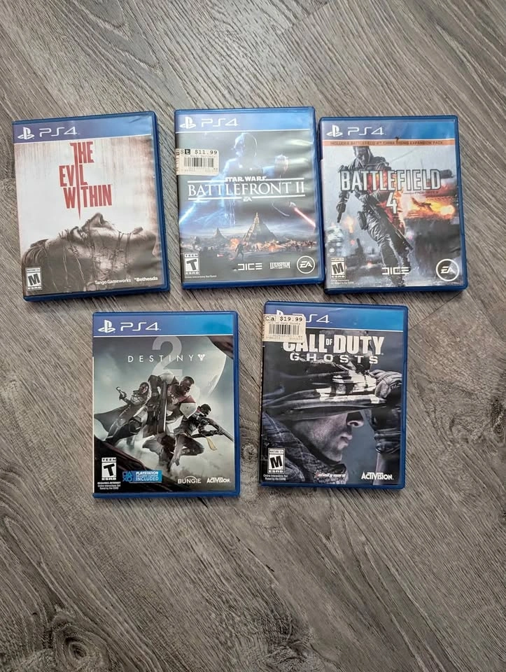 PS4 Games $15 each