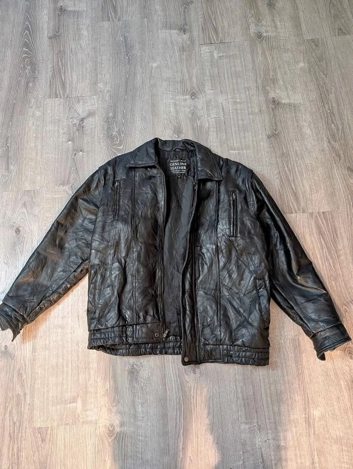 Vintage Leather Jacket Size XL