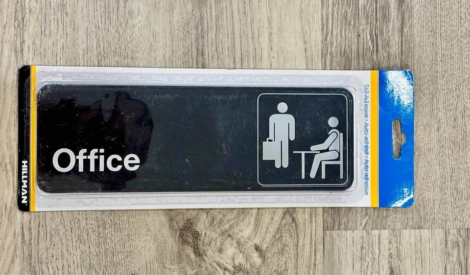 Office Sign Decal $10 OBO
