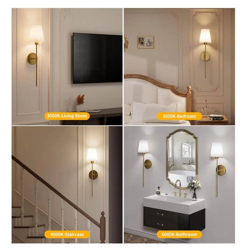 Brightown Battery Operated Wall Sconces Set of 2 - photo 5