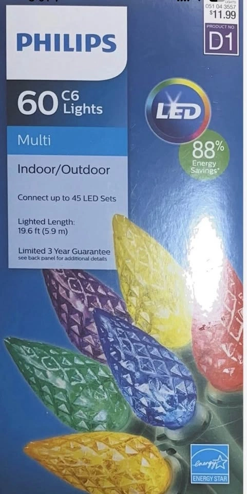 New In Box Phillips String Lights - All Holidays - photo 3
