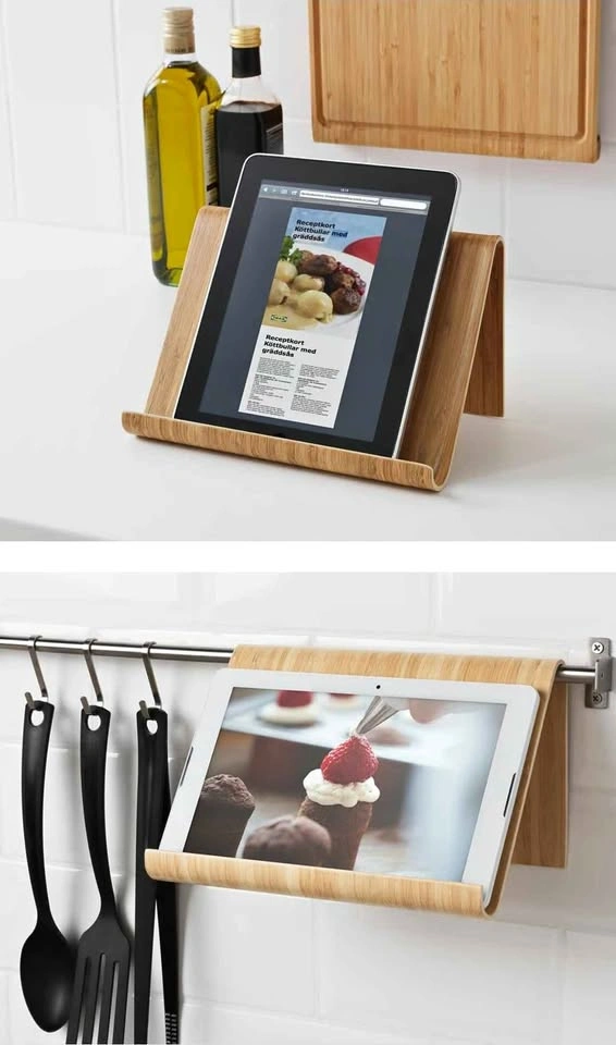 Bamboo Tablet Book Stand