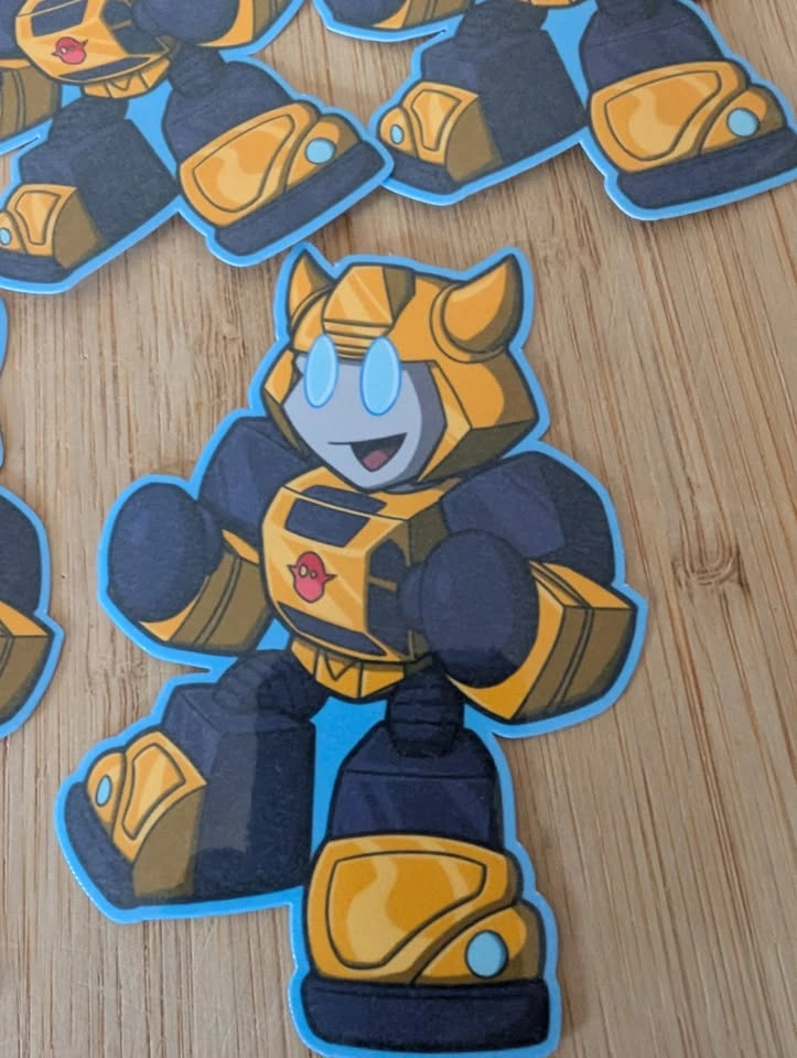 Bumblebee Vinyl Decal | Matt Moylan Artist Series Sticker - photo 2